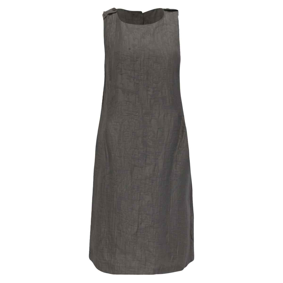 thumbnail image 1 of Pre-Owned Armani Collezioni Knee Length Dress in Grey Cotton, 1 of 6