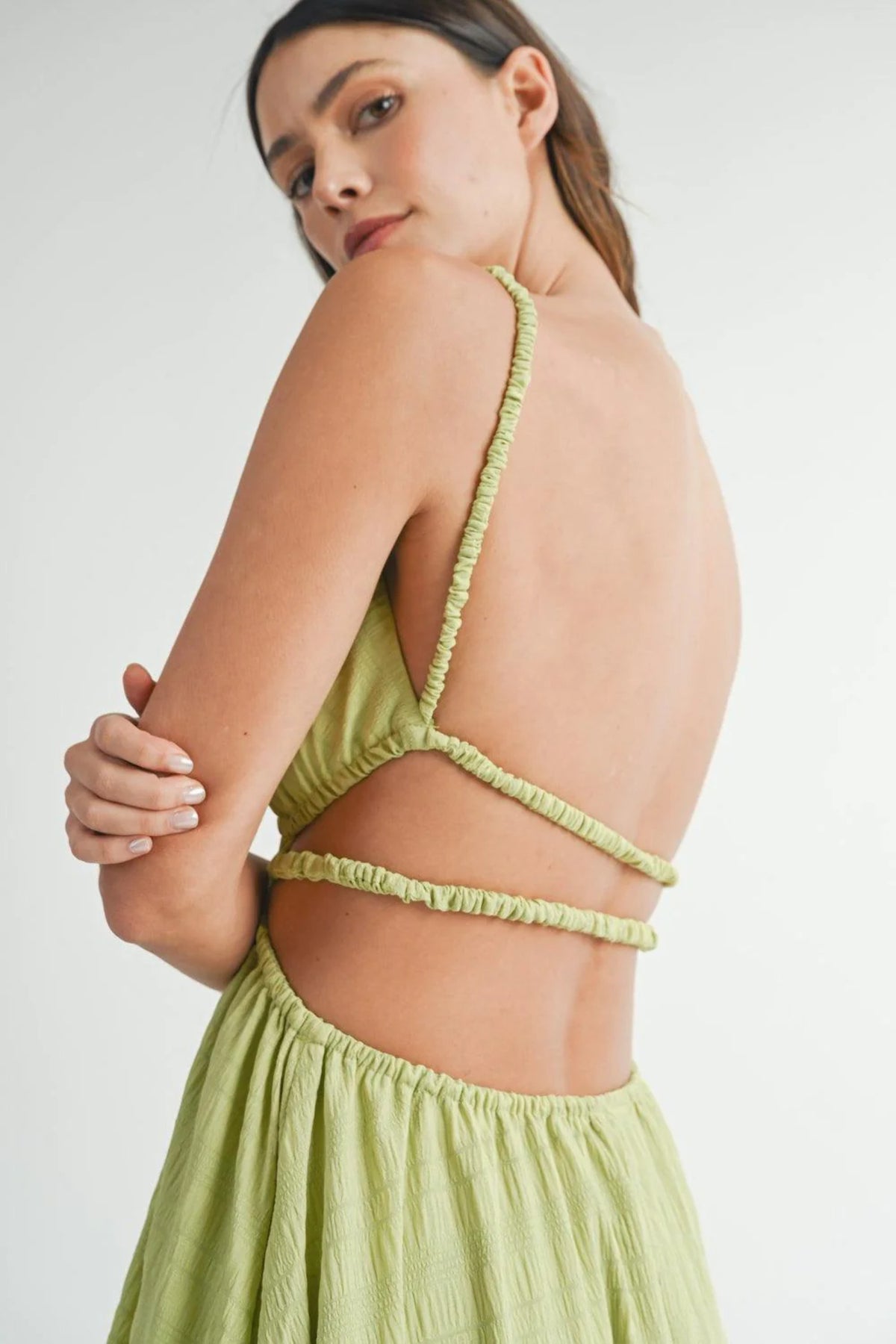 thumbnail image 4 of MABLE Cutout Waist Backless Maxi Dress, 4 of 5