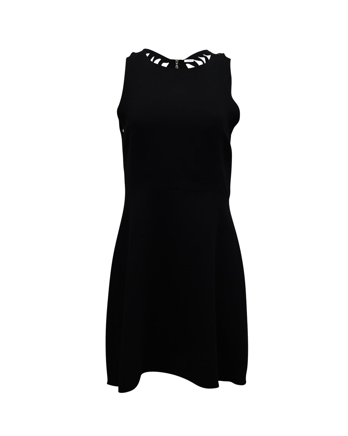 thumbnail image 1 of Pre-Owned Sandro Paris Cut-Out Back Mini Dress in Black Polyester, 1 of 5