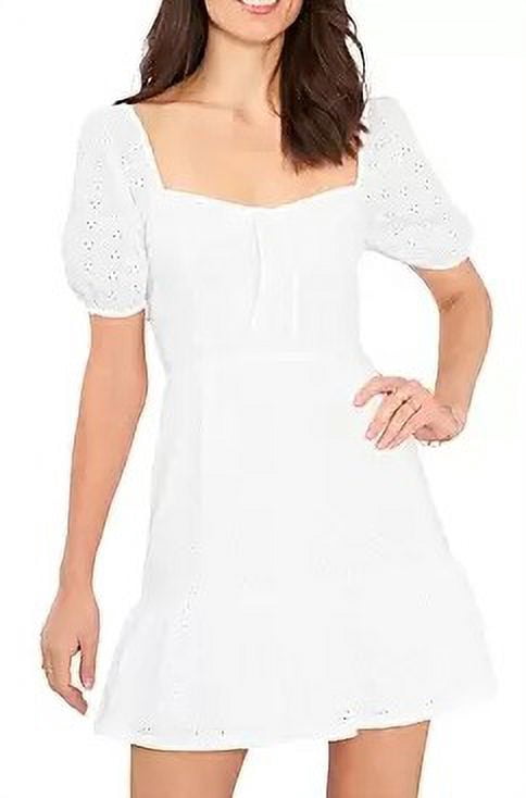 thumbnail image 1 of 1.State Womens Open Back Eyelet Mini Dress, 1 of 4