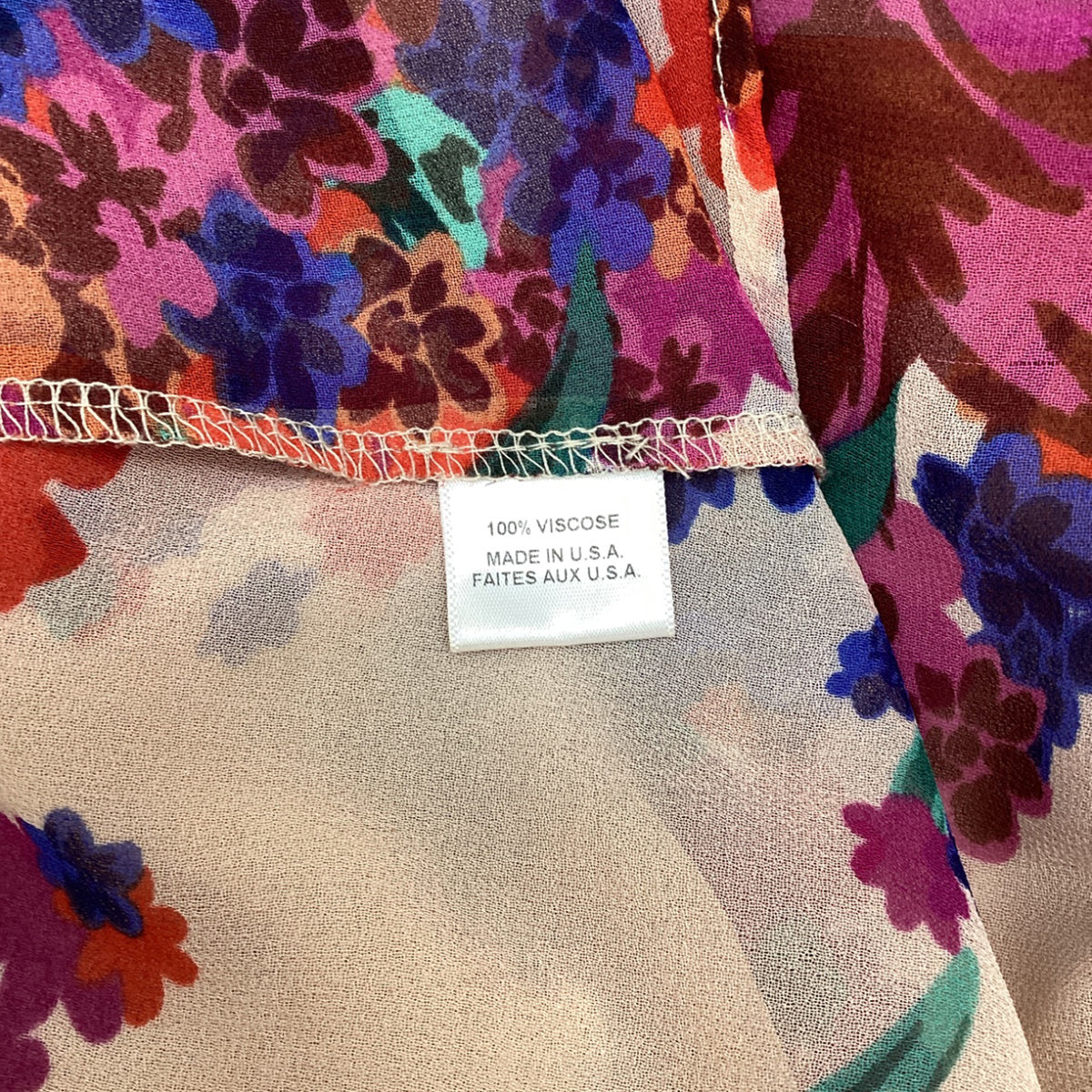 thumbnail image 6 of Pre-Owned Misa Los Angeles Kiana Floral-Print Midi Dress in Multicolor Viscose, 6 of 6