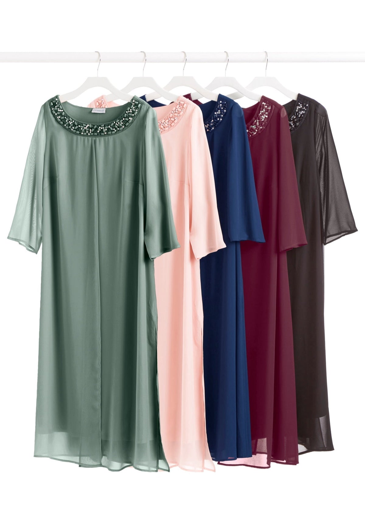 thumbnail image 6 of Catherines Women's Plus Size Midnight Dazzle Flyaway Dress, 6 of 6