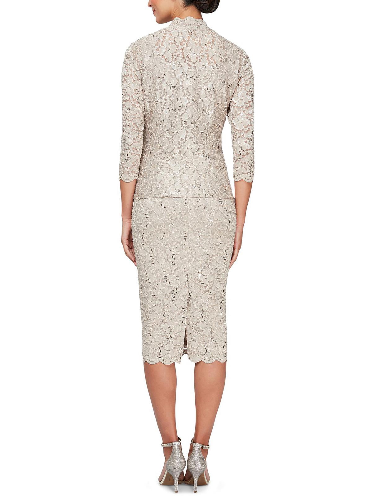 thumbnail image 2 of SLNY Womens 2PC Lace Midi Dress, 2 of 2