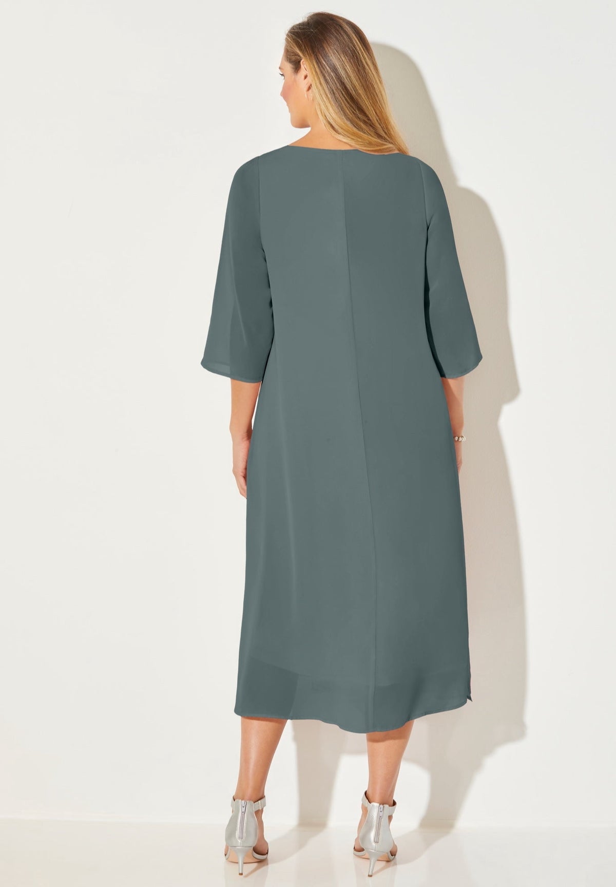 thumbnail image 2 of Catherines Women's Plus Size Midnight Dazzle Flyaway Dress, 2 of 6