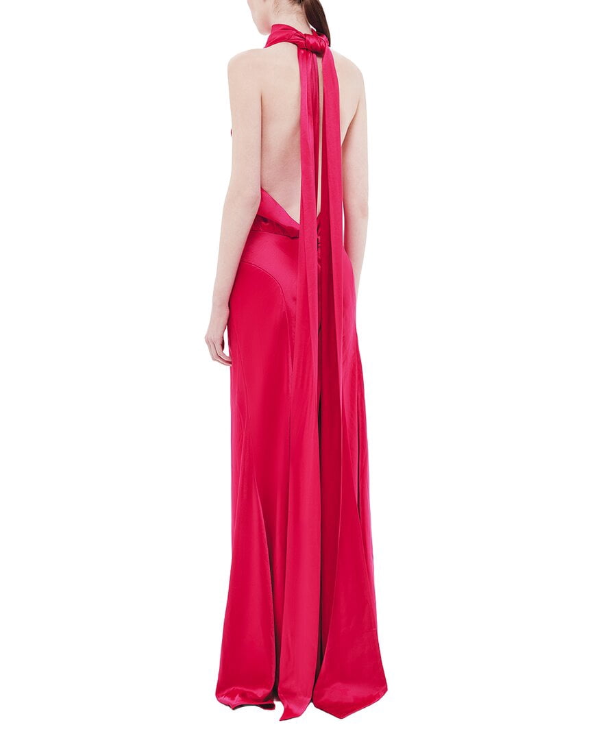 thumbnail image 2 of Misha womens The 'Cameron' Satin Dress, l, Pink, 2 of 3