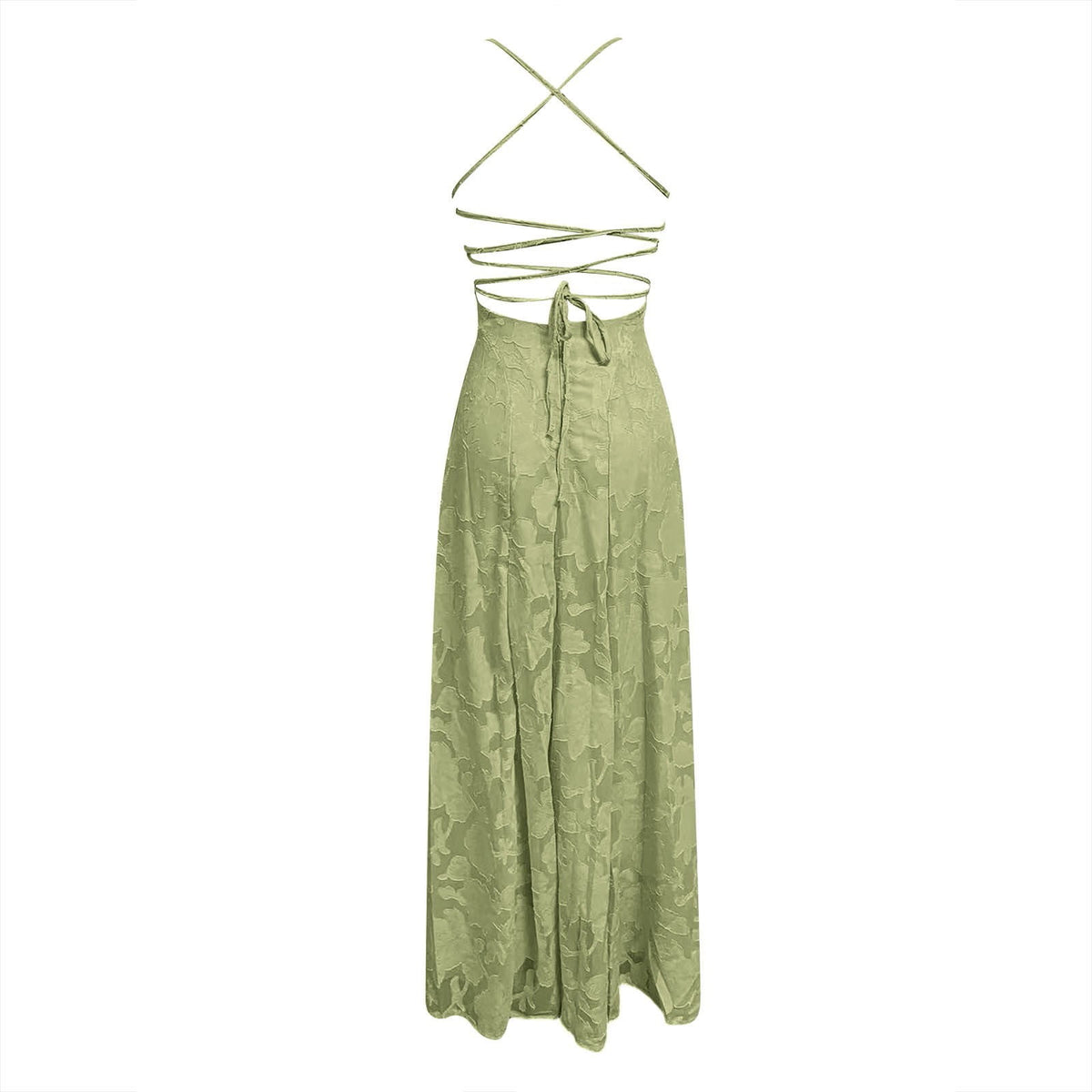 thumbnail image 4 of Hiiko Women's Formal Evening Dress Spaghetti Strap Flowy Maxi Dress Wedding Guest Dresses, 4 of 4