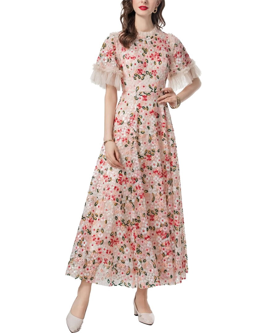 thumbnail image 1 of BURRYCO womens Short Sleeve Maxi Dress, 4, 1 of 3