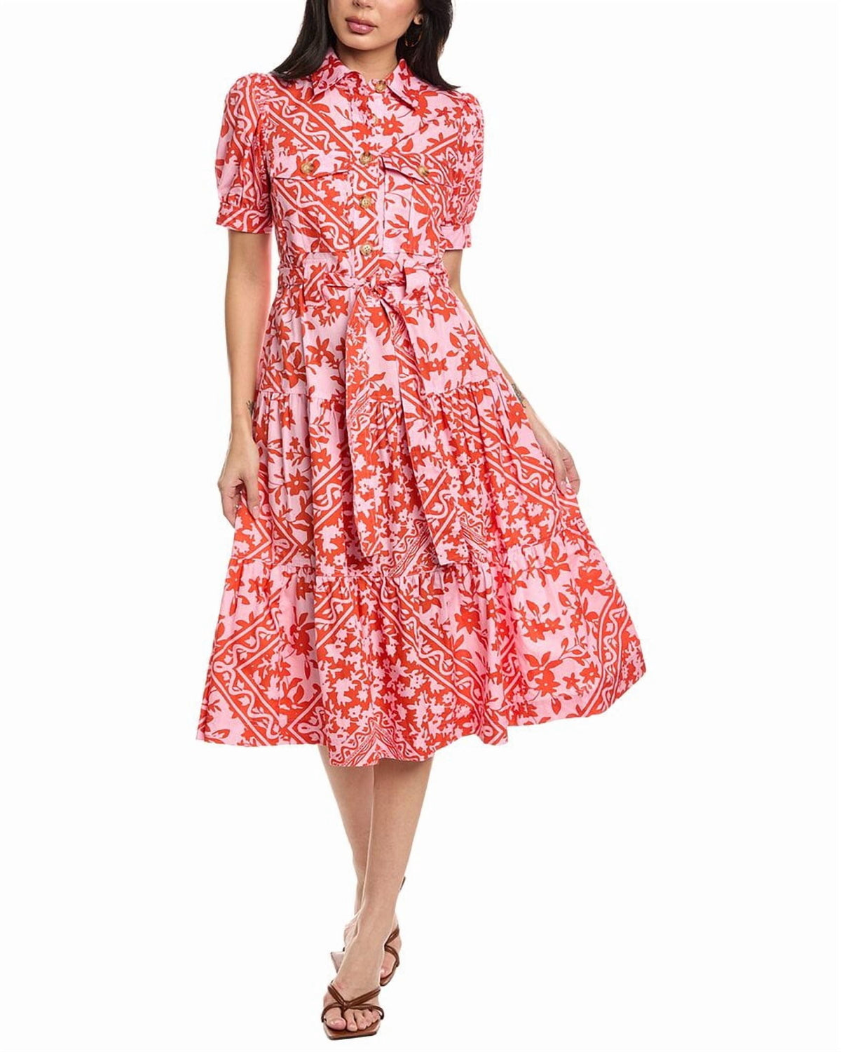 thumbnail image 1 of Derek Lam 10 Crosby womens Buffy Dress, 2, 1 of 4