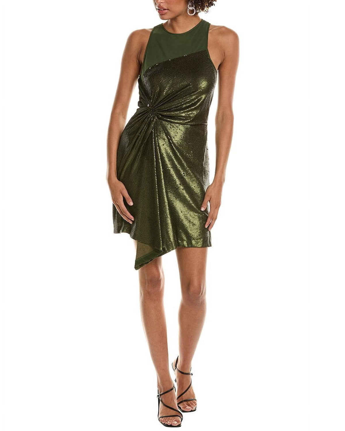 thumbnail image 1 of Halston womens Ida Cocktail Dress, 2, White, 1 of 4