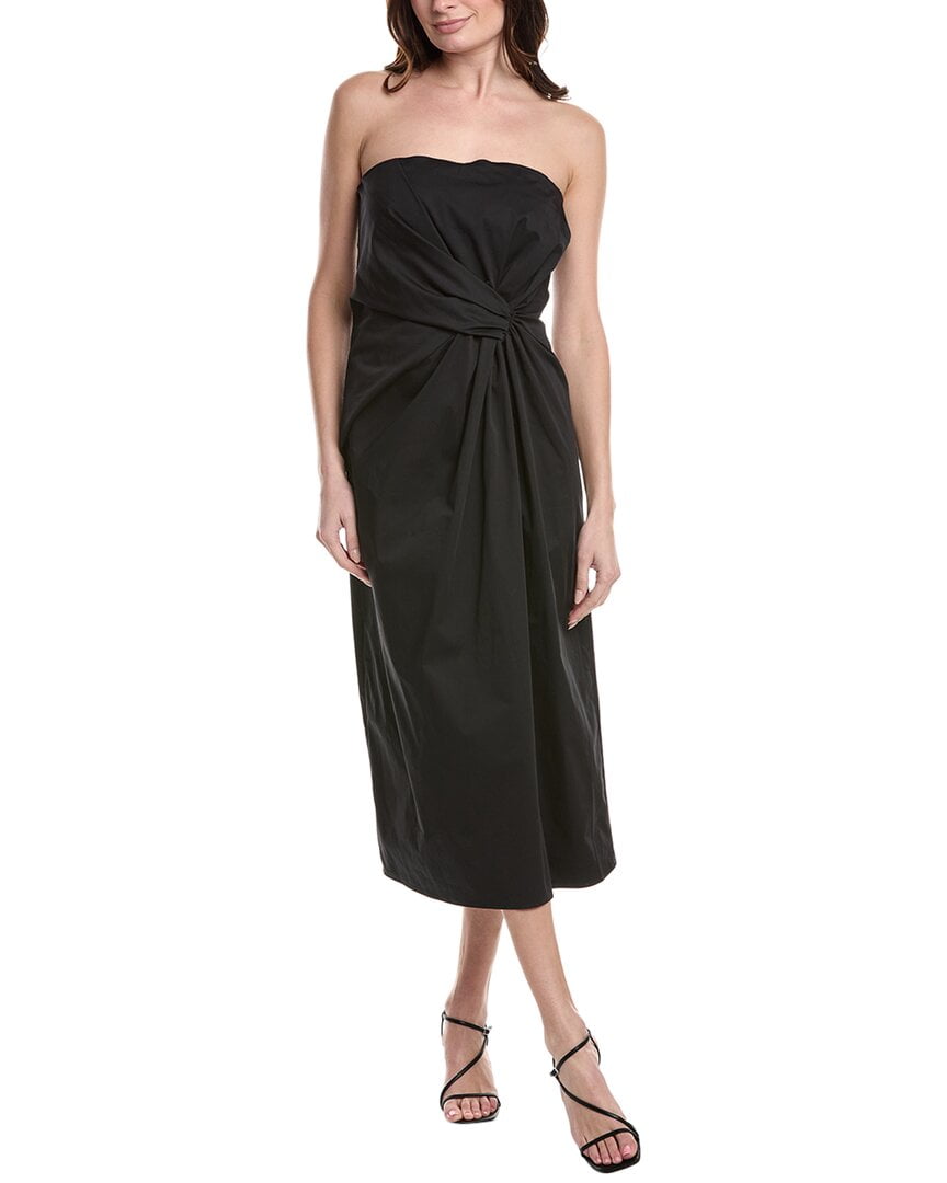 thumbnail image 1 of Marella womens Bridge Midi Dress, 4, Black, 1 of 3