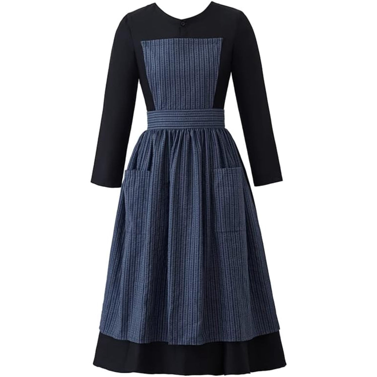 thumbnail image 1 of Maria Nun Dress Victorian Maid Dress Apron Colonial Village Woman Dress, 1 of 8