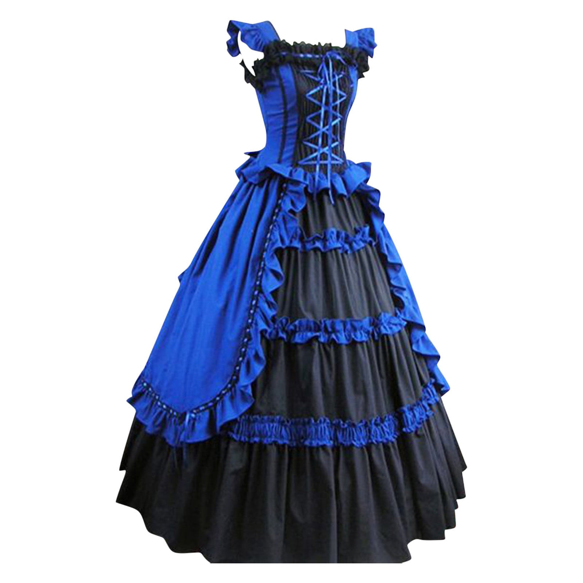 thumbnail image 1 of SEMPAI Plus Size Dresses Women Casual Dresses Short Sleeve V-Neck Print Long Sundresses Trendy for Cocktail Party Women Dresses, 1 of 1