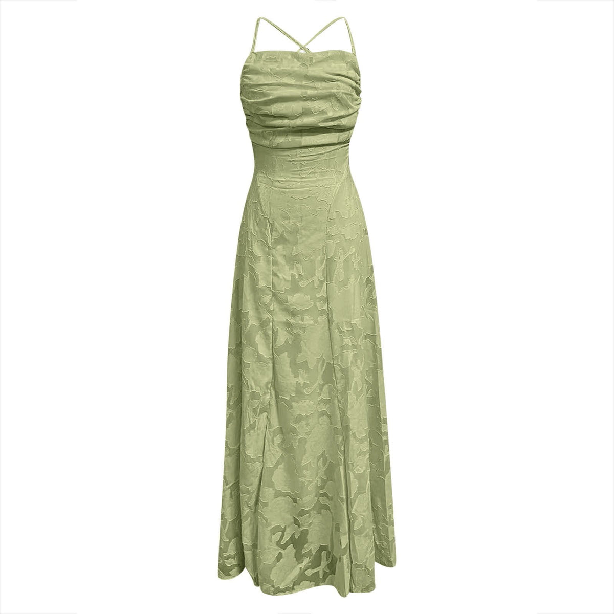 thumbnail image 3 of Hiiko Women's Formal Evening Dress Spaghetti Strap Flowy Maxi Dress Wedding Guest Dresses, 3 of 4