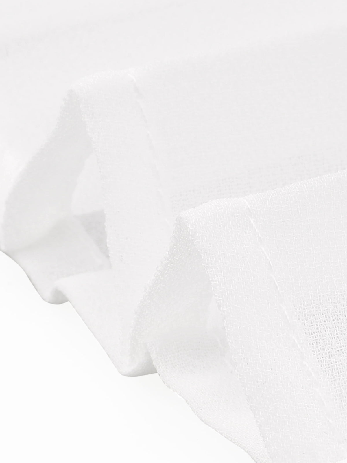 thumbnail image 5 of DARING DIVA Flowy Cloak Sleeve Cape Pleated Chiffon Dress S White, 5 of 6