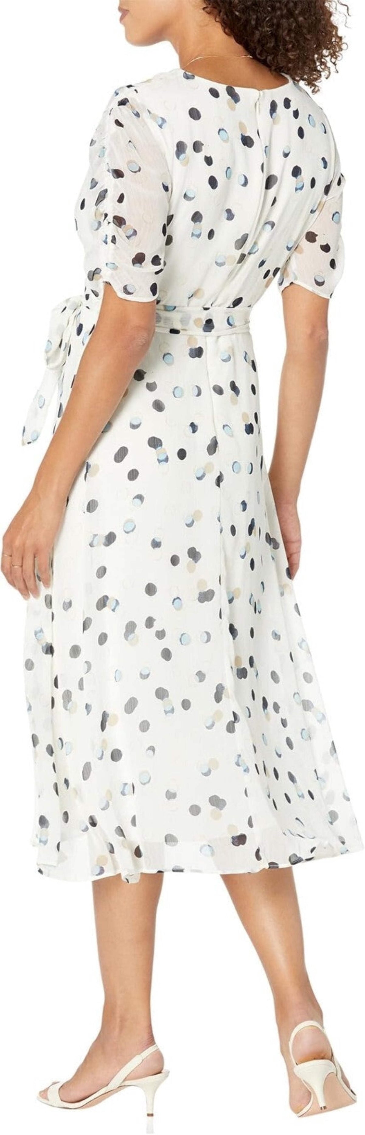 thumbnail image 4 of DKNY Womens Polka Dot Midi Dress, 4 of 4