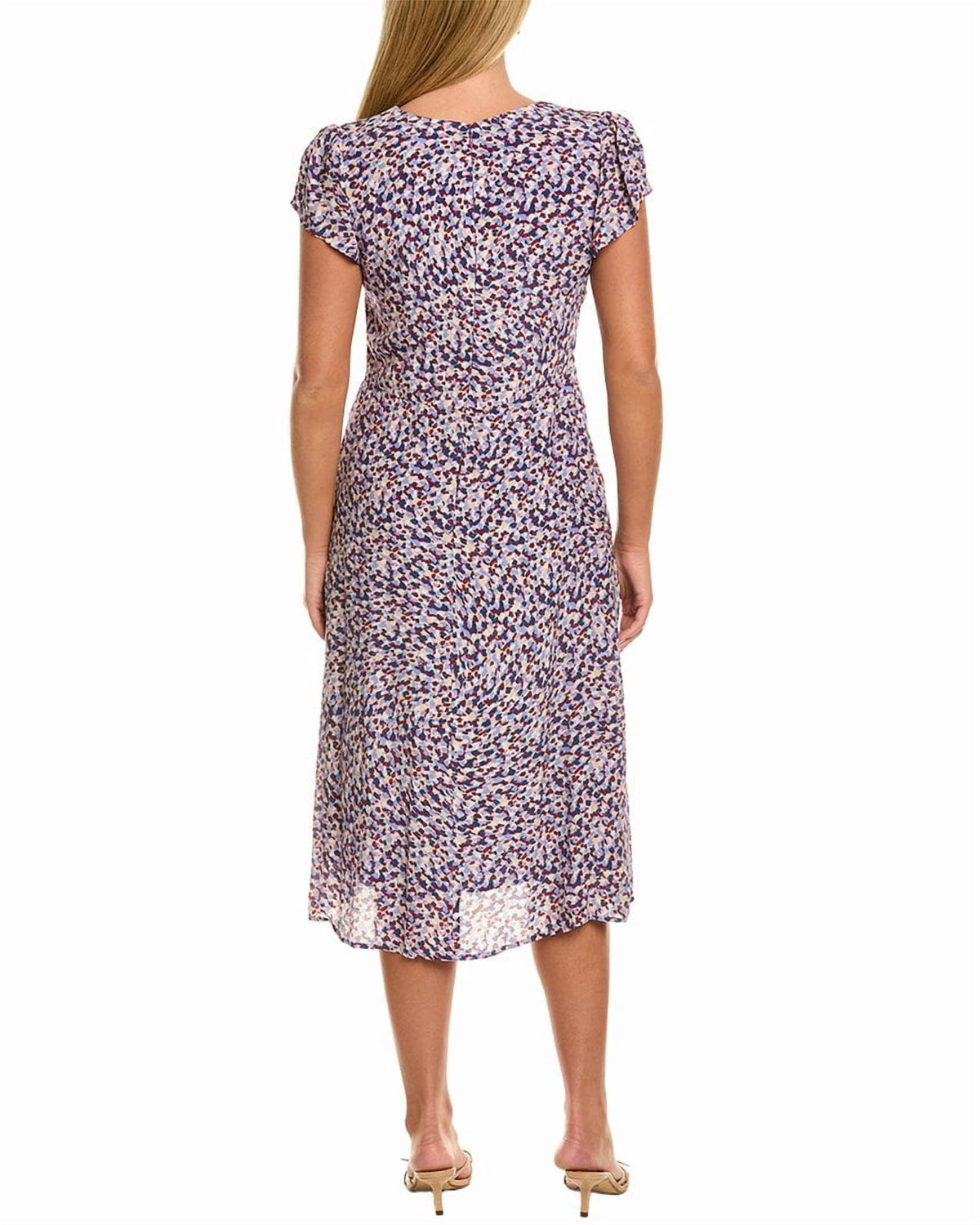 thumbnail image 2 of Velvet by Graham & Spencer womens Nevine Midi Dress, xs, Purple, 2 of 3