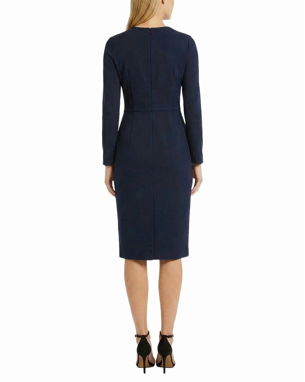 thumbnail image 2 of Maggy London womens Midi Dress, 4, Navy, 2 of 3
