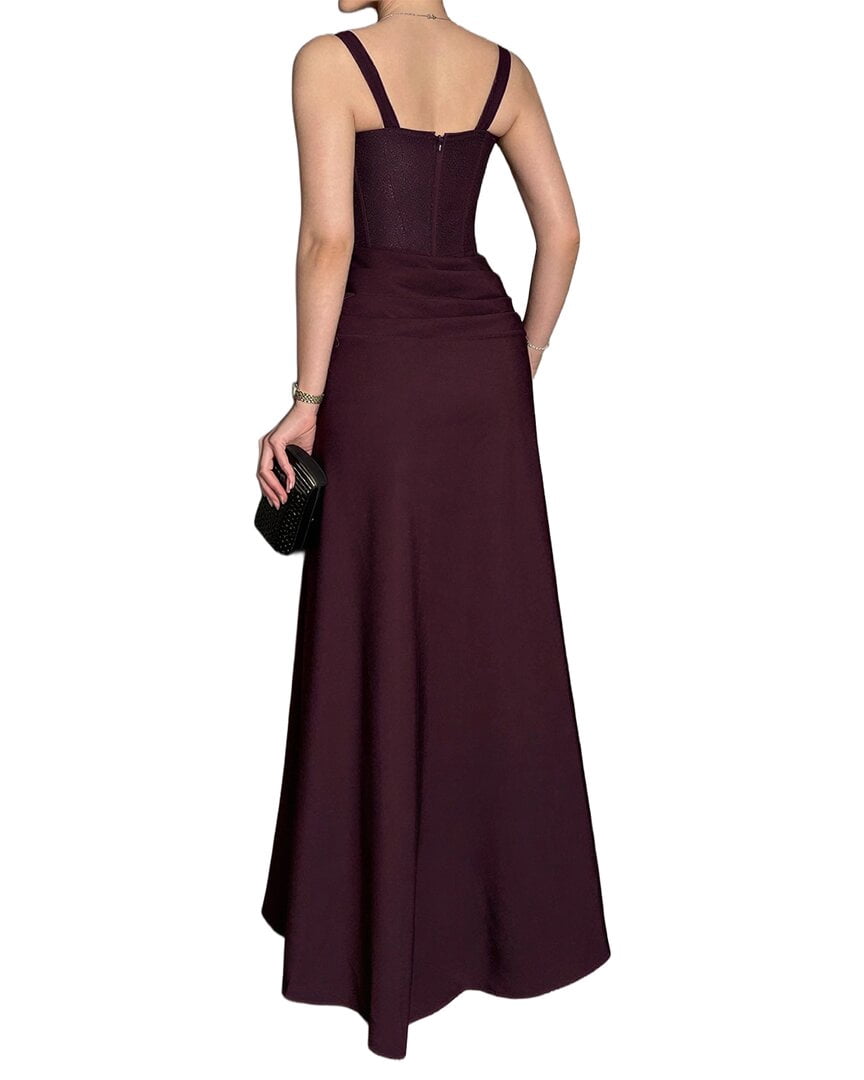 thumbnail image 2 of OLOEY womens Solid Maxi Dress, 10, 2 of 3